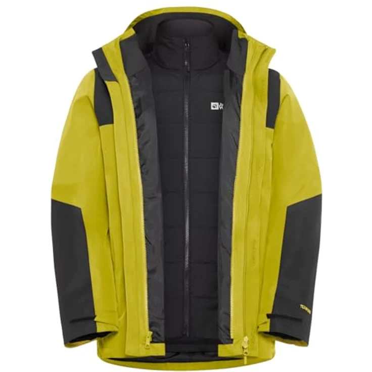 Jack Wolfskin JASPER 3in1 JACKET, Skijacke für Herren, wasserdicht mit TEXAPORE CORE und isolierender PRIMALOFT® Innenjacke – Bild 3