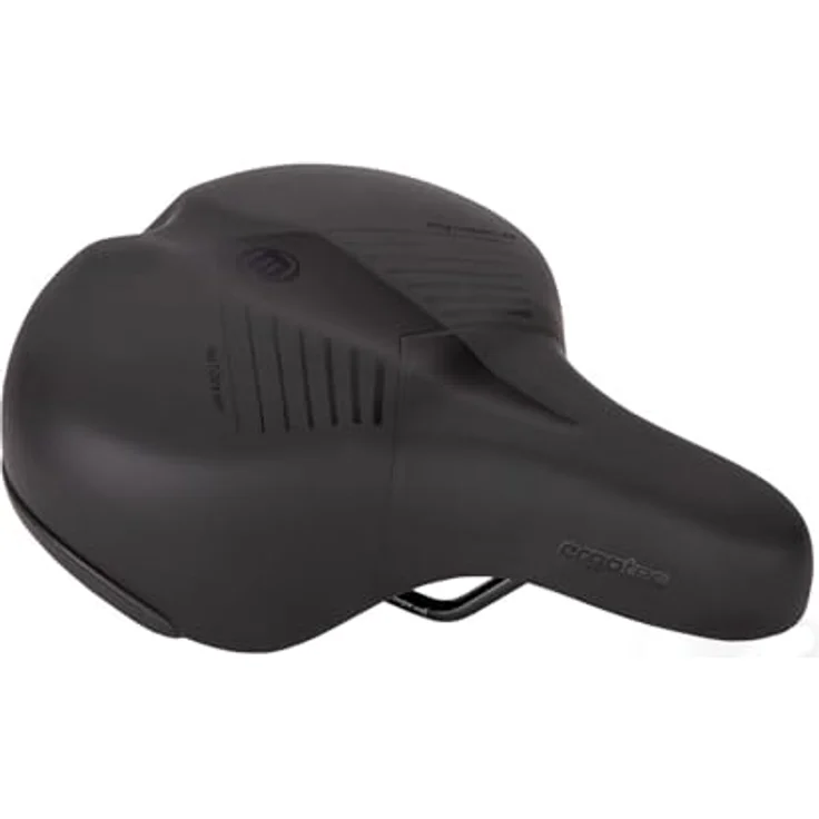 ergotec 68065001 Fahrradsattel, 260x218mm, bequemes Polster für City/Trekking und Touring, Stahlgestell, Kunststoffoberfläche – Bild 1