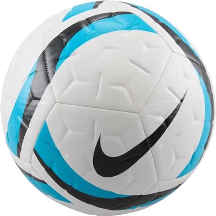 Nike NK Academy Team FA25 4 101, Fußball in Weiß/Lt. Blau Fury/Schwarz