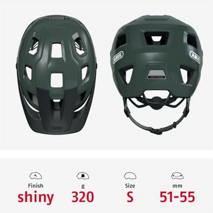 Abus MoTrip pine green 51 - 55 cm – Bild 5