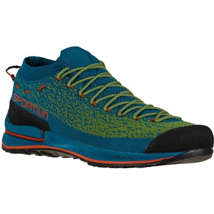 La Sportiva TX2 Evo, Herren Wanderschuhe, leicht, griffig, neubesohlbare Außensohle, Blau, Größe 45.5 – Bild 1