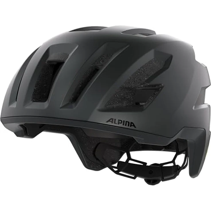Alpina Taunus Gravel Mips Helm, Fahrradhelm mit leichtem Design, schwarz matt, für optimale Sicherheit und Belüftung – Bild 5