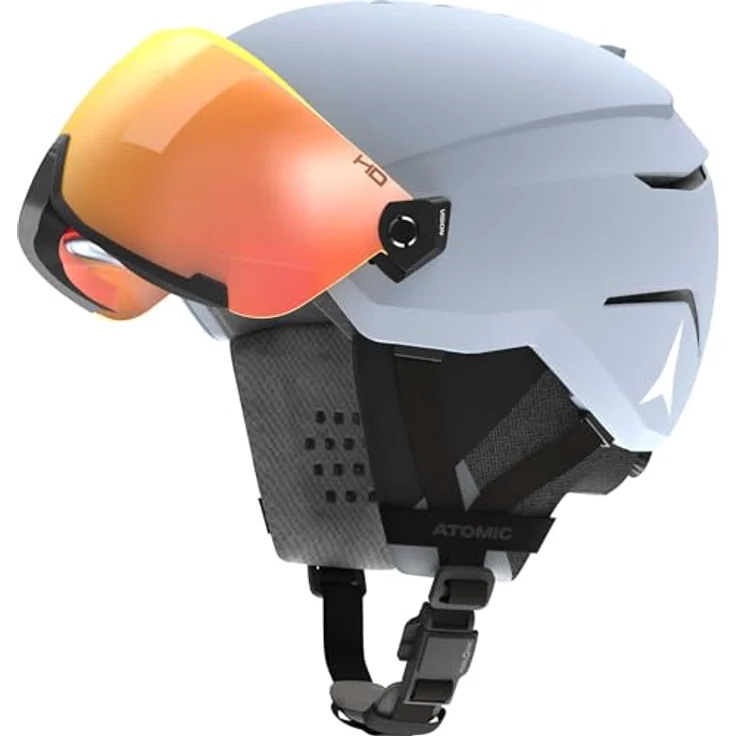 Atomic Savor AMID Visor HD, Skihelm für Erwachsene, grau, 55-59 cm, M, leicht und komfortabel – Bild 2