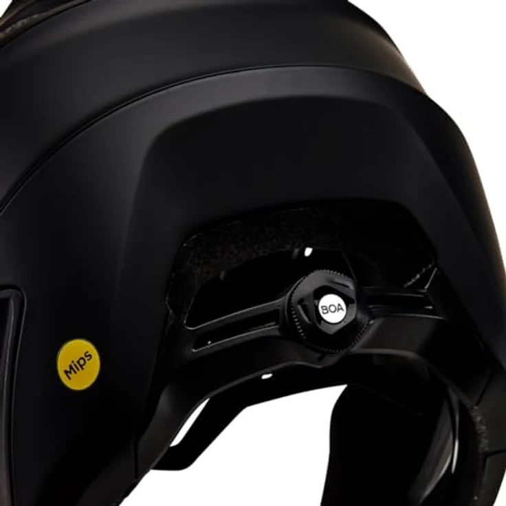 Fox Racing Dropframe Pro Mt Blk, 3/4-Enduro-Jethelm mit MIPS-Technologie, antimikrobiellem Innenfutter und verstärktem Ohren- und Kieferschutz, Mattschwarz – Bild 7
