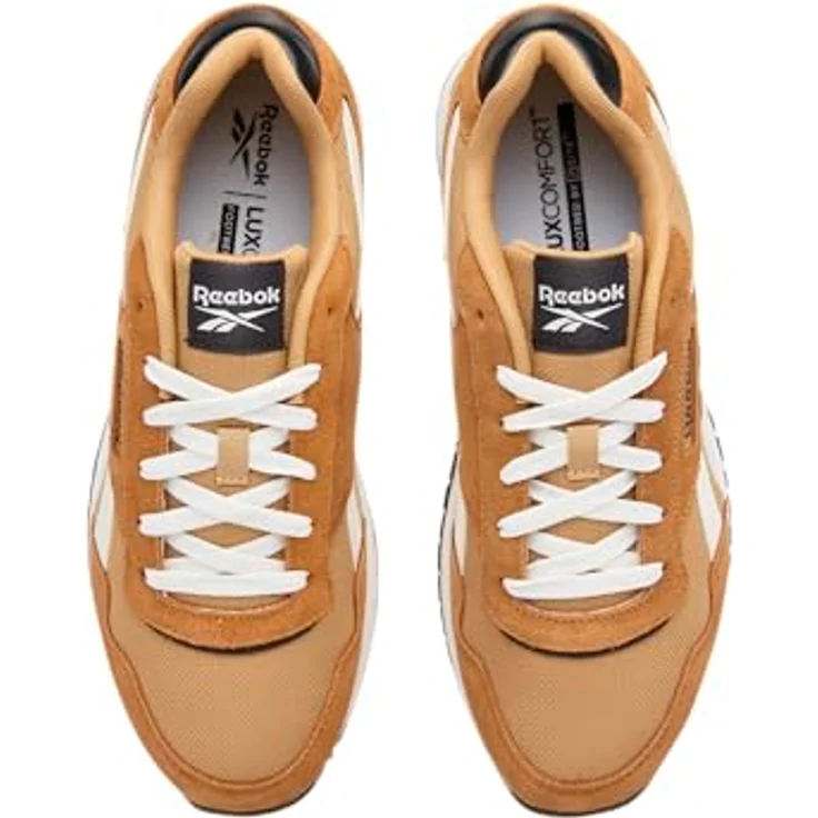 Reebok Glide Unisex Sport Sneaker mit modernem Komfort, Farbe Brown/Camel/Chalk – Bild 1