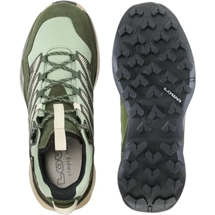 Lowa Maddox Pro GTX Lo Ws, wasserdichte Damen Outdoorschuhe mit griffiger Gummisohle, Olive/Sage, EU 40 – Bild 7