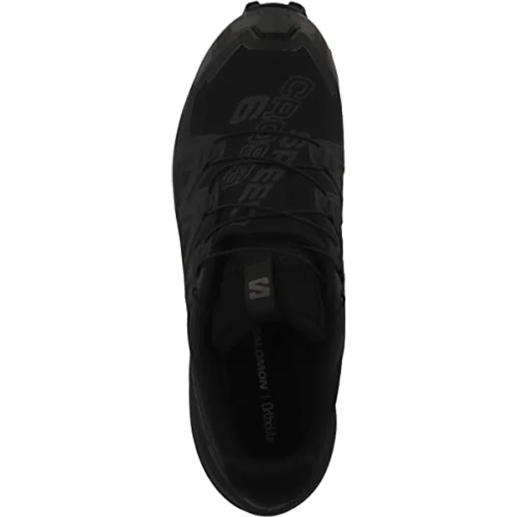 Salomon Speedcross 6 GTX, Herren Laufschuhe mit robustem Mesh-Obermaterial, Schnellschnürung, Schwarz, Größe 48 – Bild 2