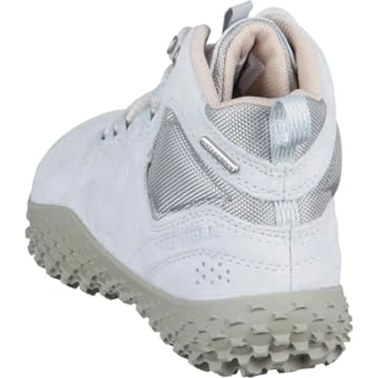 Merrell Wrapt Mid WP Women UK 5, wasserdichte Wanderschuhe mit aggressiver Gummisohle, hellgrau (Farbe Angelite) – Bild 3