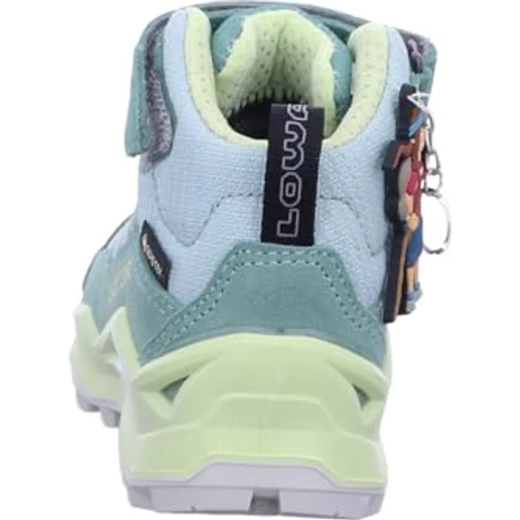 Lowa MADDOX PRO GTX MID VC JR, Wanderschuhe für Erwachsene mit Klettverschluss, rauchgrün/mintgrün – Bild 4