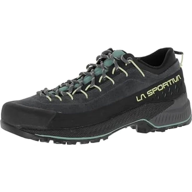La Sportiva TX4 Evo Ws, robuster Zustiegsschuh mit Vibram MegaGrip Sohle, Carbon/Zest, EU 40,5 – Bild 1