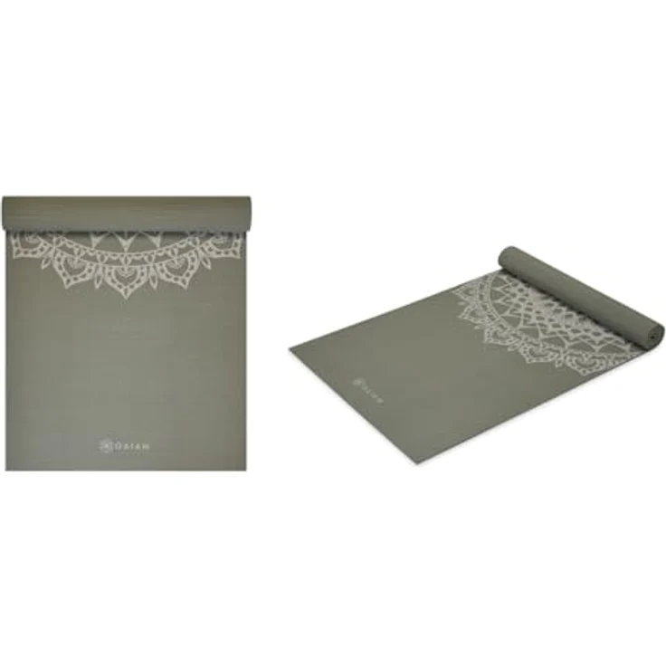 Gaiam Classic Printed Yogamatte, 5 mm dick, latex- und phthalatfrei – Bild 2