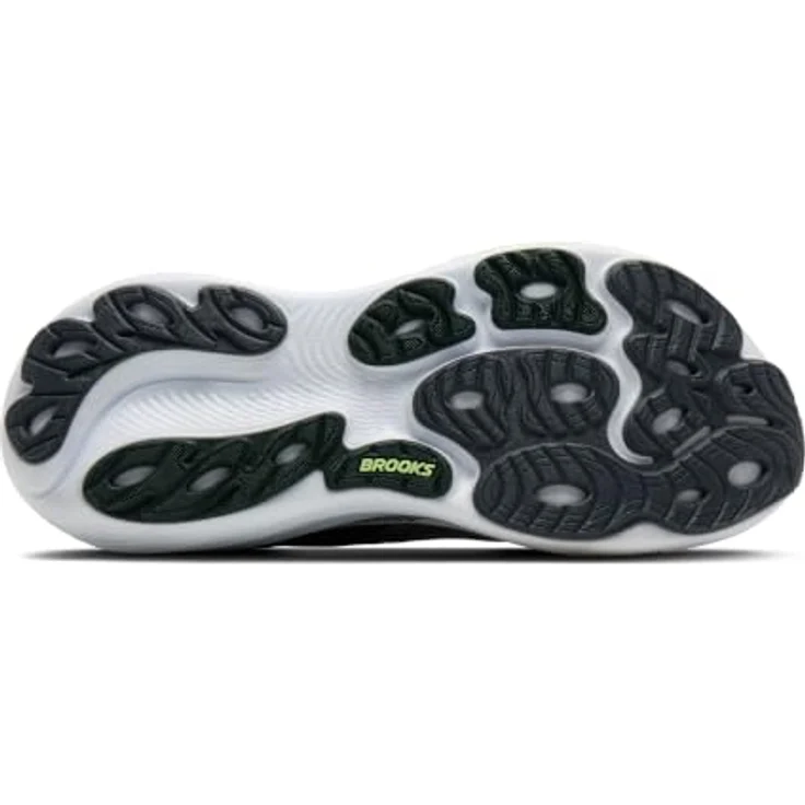 Brooks Adrenaline GTS 25 Herren Laufschuh, Grey/Paradise Green/Spruce, Medium (1D), Größe 44.5 mit zuverlässigem Support für ungestörtes Laufen – Bild 3
