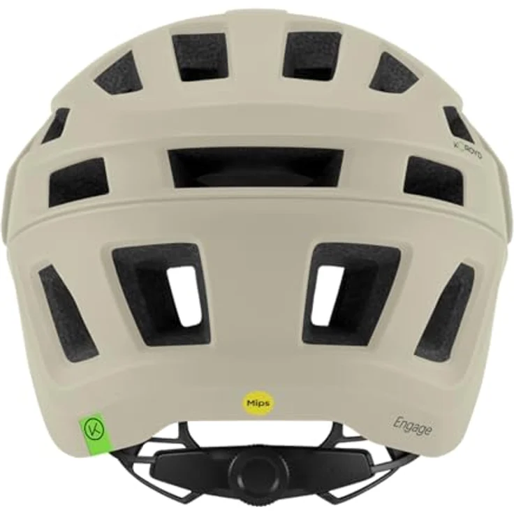 Smith Engage 2 MIPS Velohelm, Allmountain MTB Helm mit Koroyd Sicherheitssystem, matte Chalk-Farbgebung, 55 - 59 cm – Bild 2