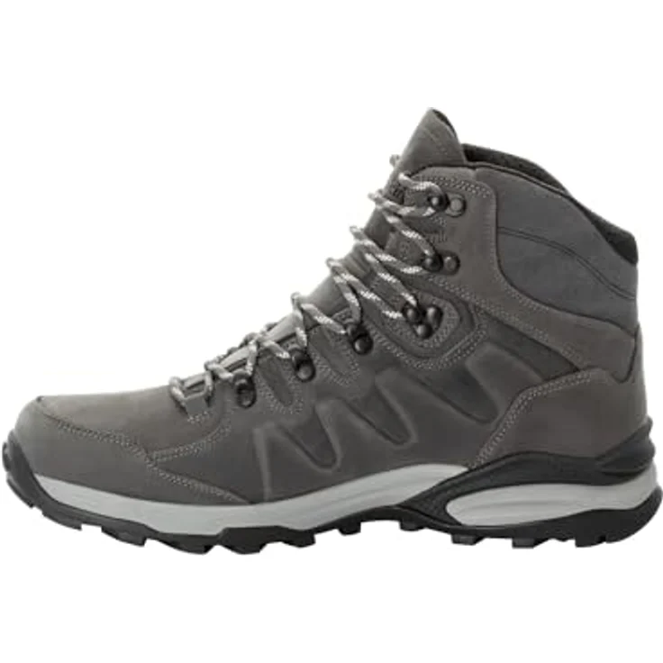 Jack Wolfskin REFUGIO PRIME TEXAPORE MID M, Trekkingschuh aus geöltem Nubukleder, wasserdicht und atmungsaktiv – Bild 5