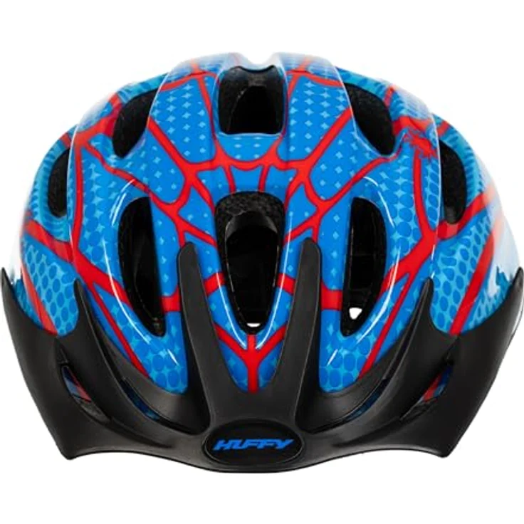Huffy Marvel Spidey & His Amazing Friends Kinder Fahrradhelm, Blau und Rot, leichtes Design mit verstellbarem Kinnriemen für 3+ Jahre – Bild 4