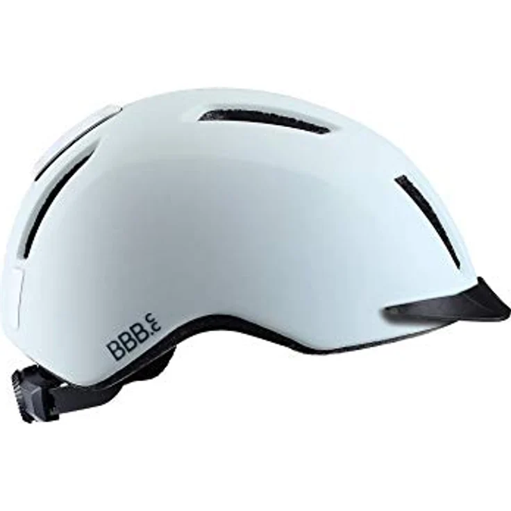 BBB Cycling BBB Helme Grid M, Fahrradhelm für City- und E-Bike mit 10 Luftschlitzen, LED-Rücklicht und reflektierenden Elementen, matt grau, 52-58 cm – Bild 5