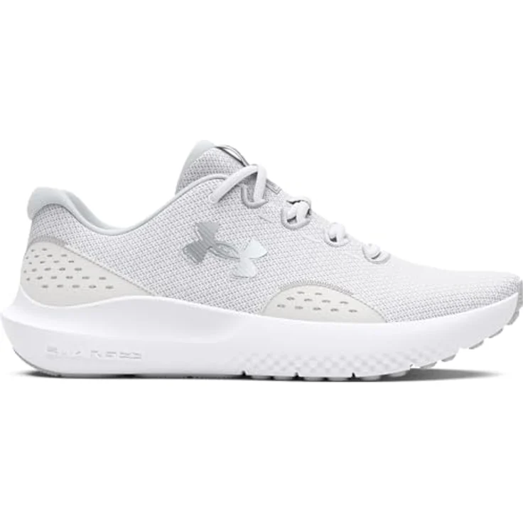 Under Armour Charged Surge 4, Laufschuhe für Damen, atmungsaktiv, Dämpfung, Weiß EU 41 – Bild 1