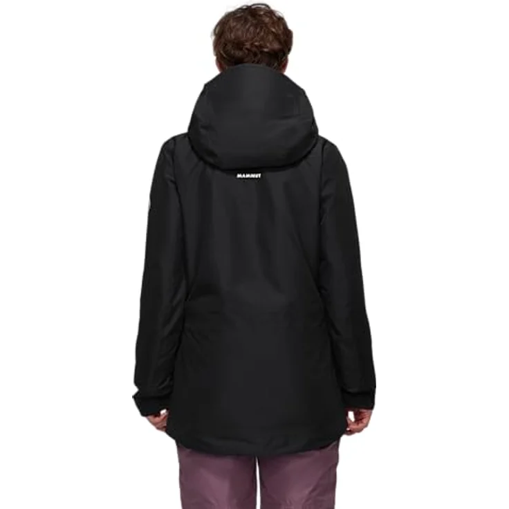 Mammut Fall Line HS Thermo Hooded Women's Jacket, wasserdichte Skijacke mit isolierender Thermo-Funktion, schwarz, Größe M – Bild 4