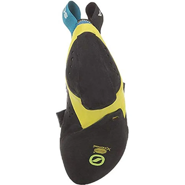 Scarpa Vapor V, Herren Kletterschuhe mit abriebfester Gummisohle und Klettverschluss, Gelb (Größe 39) – Bild 2