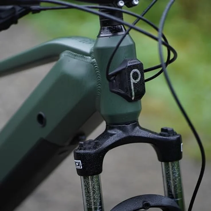 Prophete Dice 1.0 E-MTB 27,5" – Enovation Hinterradmotor 250W, 40Nm, Shimano Altus 8-Gang, 100 km Reichweite, Suntour XCT Federgabel, Hydraulische Scheibenbremse, Bronze Grün – Bild 11
