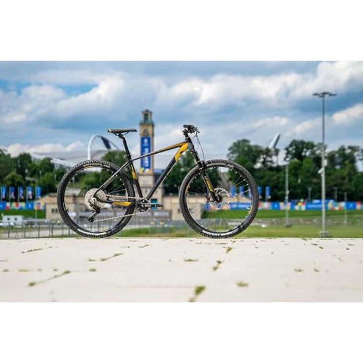 Axess PRIDE Hardtail Mountainbike 29 Zoll, Shimano Cues Antrieb, MT400 Scheibenbremsen, Dunkelgrau, 17 Zoll – Bild 9