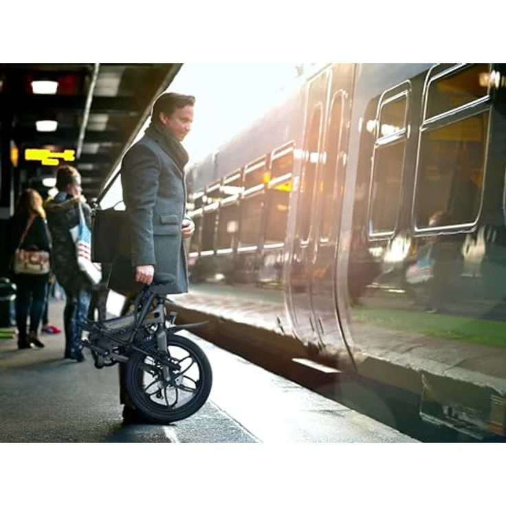 SachsenRAD E-Folding Race Bike F11 Pro MagPuma, 20 Zoll Klapprad mit ultraleichtem Magnesiumrahmen, 19 kg, Rückspiegel, StVZO-Zulassung, inklusive Transporttasche, IF Design Award ausgezeichnet – Bild 3