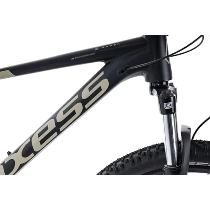 Axess BRASH Hardtail Mountainbike, 29 Zoll, Aluminiumrahmen, 21 Zoll, hydraulische Scheibenbremsen, schwarz – Bild 7
