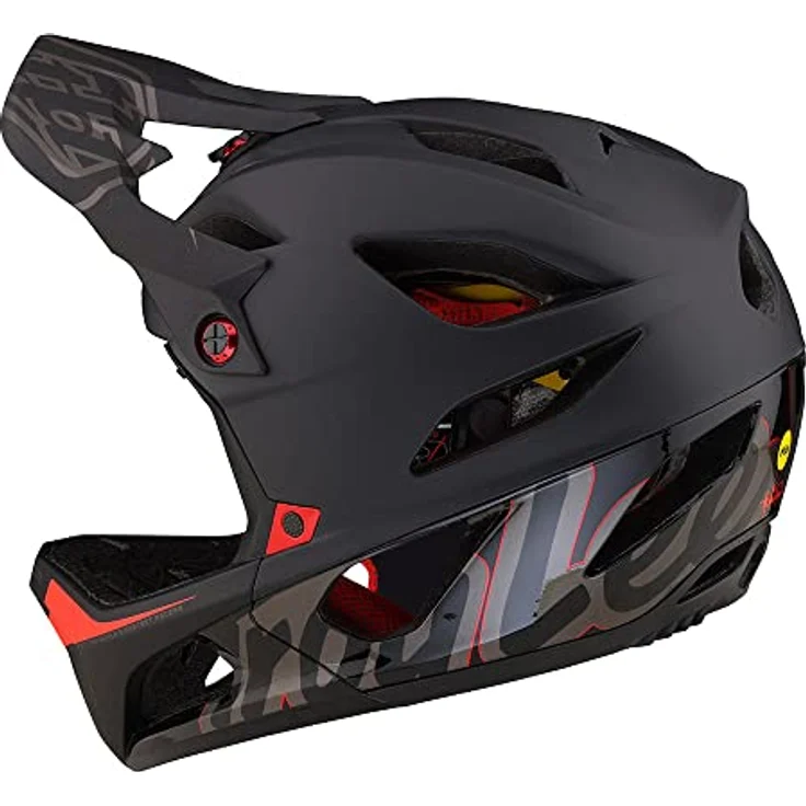 Troy Lee Designs Stage Mips Downhillhelm, Euro Bike Gold Award Winner 2018, leicht, schwarz, Größe XL-2XL – Bild 2