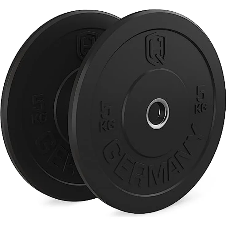 HQ Germany® Training Bumper Plates 50mm | 5-25kg | Set, Gewicht:2x 05KG