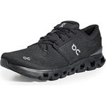 ON Running CLOUD X 4, Leichte Allround-Laufschuhe für Herren mit CloudTec®-Dämpfung, schwarz, Größe 46