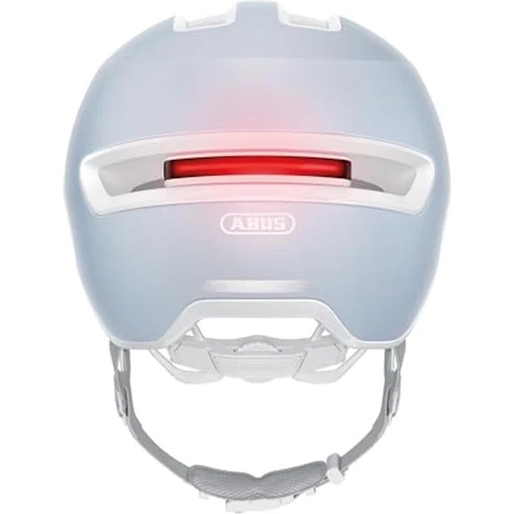 ABUS Urban Helm HUD-Y, Fahrradhelm mit magnetischem, aufladbarem LED-Rücklicht & Magnetverschluss, pure aqua, Größe L – Bild 3