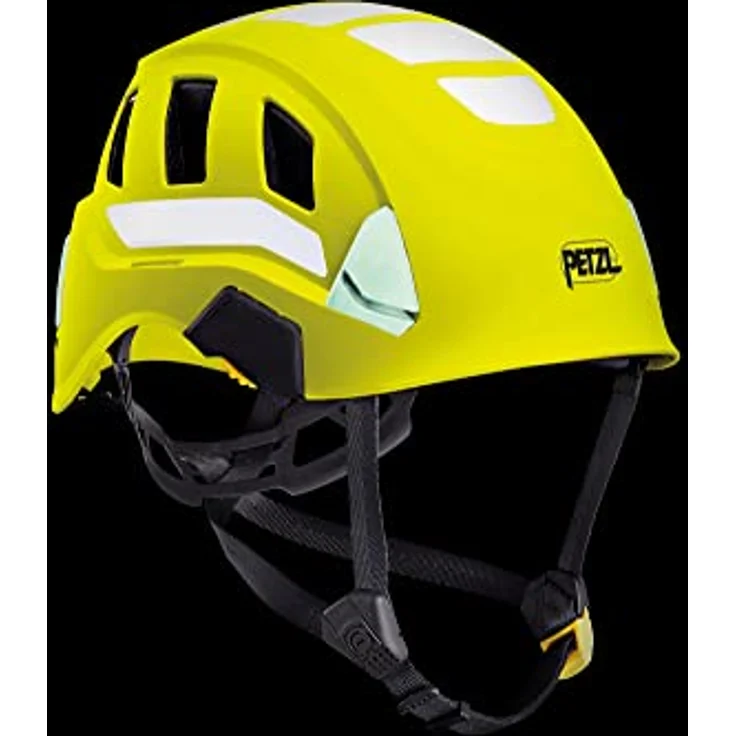 Petzl A020DA01 Strato Vent HI-VIZ Helm, orange, Kletterhelm mit Belüftung und hoher Sichtbarkeit – Bild 2