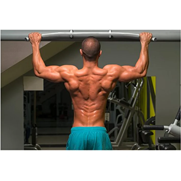 Sport-Tec Klimmzugstange zur Wandmontage, Pull Up Stange aus hochwertigem Stahl, Ganzkörpertraining, 120kg Belastbarkeit – Bild 2