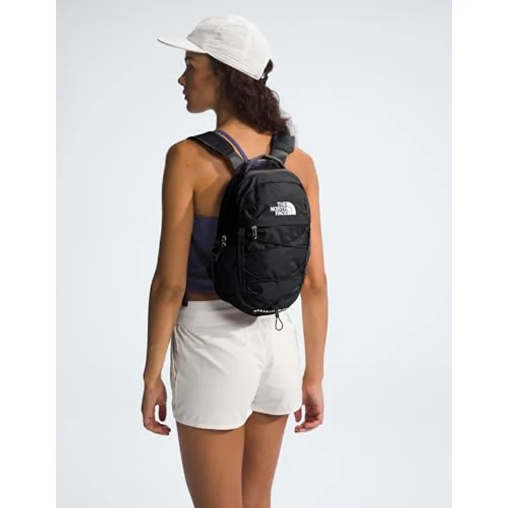 The North Face BOREALIS MINI BACKPACK, Sport-Rucksack für Herren, TNF Black, mit U-Pull-Reißverschlüssen und externem Kompressionssystem – Bild 5