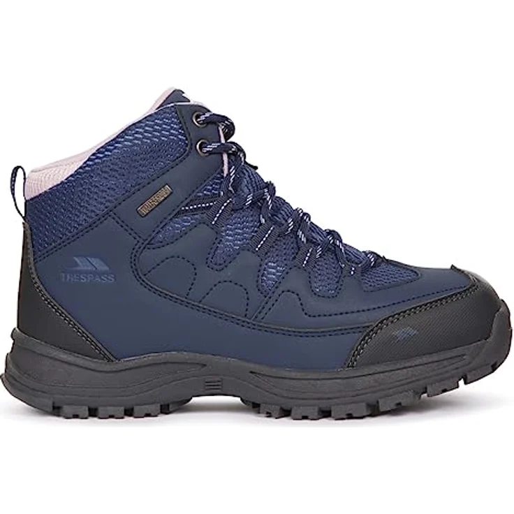 Trespass Mitzi Damen Wanderschuhe, Mid Cut, wasserdicht und atmungsaktiv, blau, Größe 39 – Bild 3