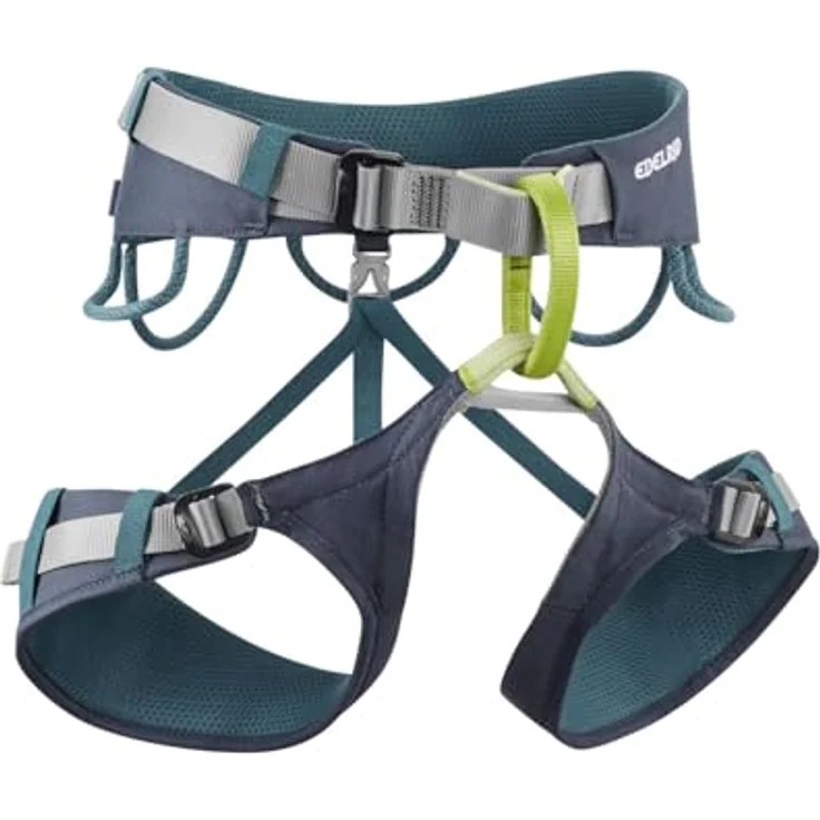 EDELRID Klettergurt Jay IV, Center Fit Konstruktion, Butterfly-Shape, 5 Materialschlaufen, sailor blue, Größe M – Bild 1