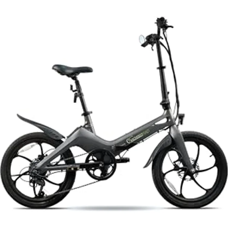 SachsenRAD E-Folding Race Bike F11 Pro MagPuma, 20 Zoll Klapprad mit ultraleichtem Magnesiumrahmen, 19 kg, Rückspiegel, StVZO-Zulassung, inklusive Transporttasche, IF Design Award ausgezeichnet
