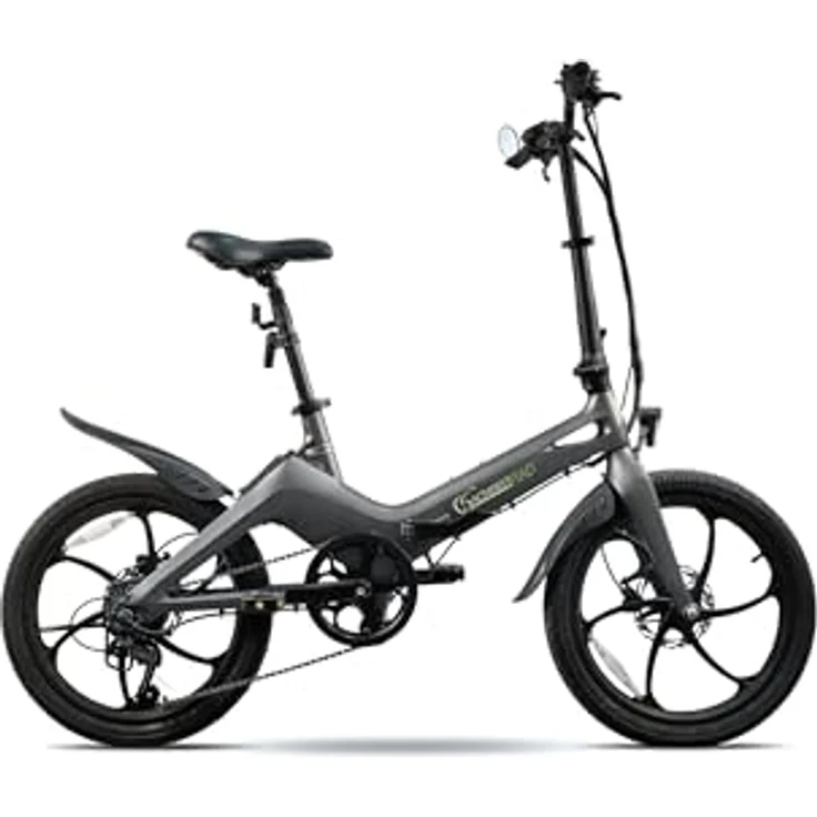 SachsenRAD E-Folding Race Bike F11 Pro MagPuma, 20 Zoll Klapprad mit ultraleichtem Magnesiumrahmen, 19 kg, Rückspiegel, StVZO-Zulassung, inklusive Transporttasche, IF Design Award ausgezeichnet – Bild 1