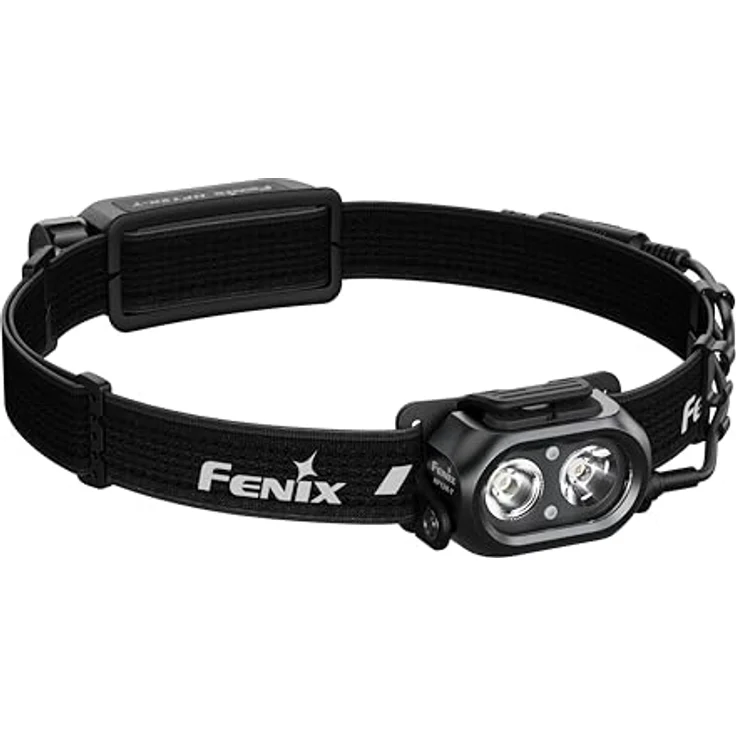 Fenix HP12R-T Stirnlampe, wiederaufladbar, 1300 Lumen, 200 m Reichweite, IP68, Schwarz, mit kaltweißem und warmweißem Punktstrahl, rotem Rücklicht und 310 Stunden Laufzeit – Bild 3