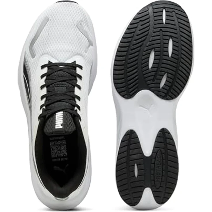 PUMA Pounce Lite Laufschuhe, ultraleicht mit PROTREAD Laufsohle, Weiß-Schwarz, Größe EU 44,5 – Bild 4