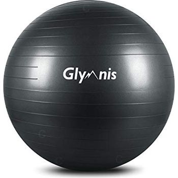 PROIRON Palla Yoga Con Guida Allenamento Stampata - Fitball Antiscivolo 55/65/75 Cm Con Pompa Per Pilates, Esercizi E Ginnastica - Foto 4