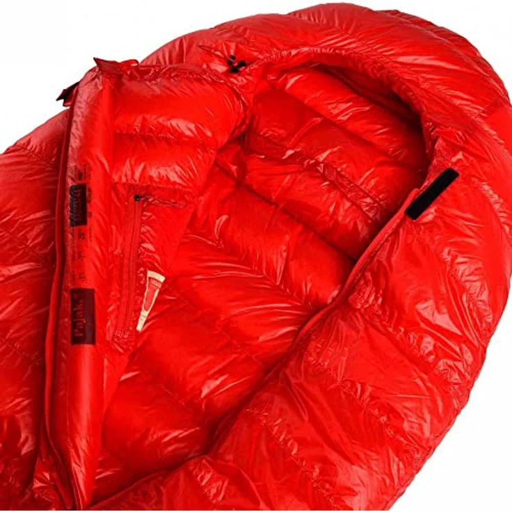 Pajak Radical 4Z, superleichter Ganzjahres-Schlafsack mit 900er RDS-zertifizierter Daunenfüllung, wasserdicht verstärkter Kapuze und Innentasche, kompaktes Packmass 29 x 18 cm – Bild 3