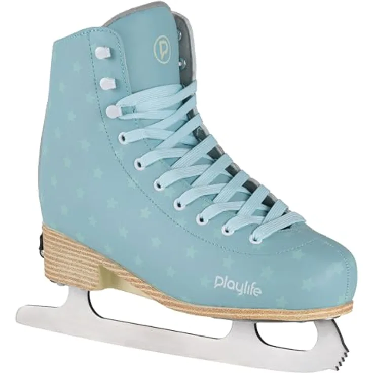 Playlife Blue Sky Schlittschuh, größenverstellbar, blau, für Jungen und Mädchen, sehr komfortable Passform