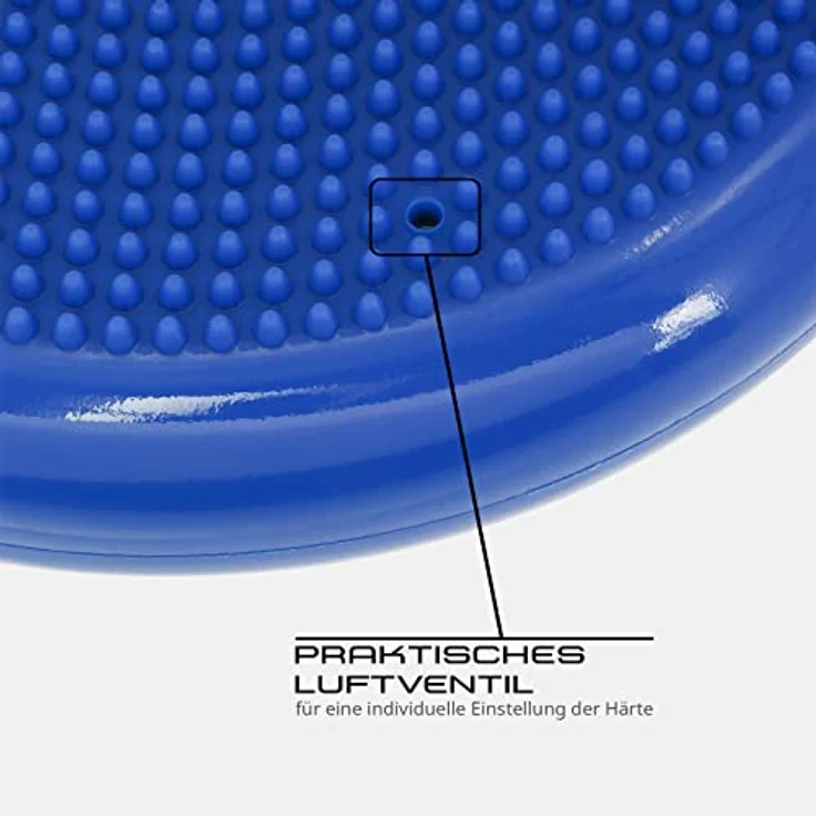 Deuser Physio Balance Kissen Balancetrainer, blau, Einheitsgröße – Bild 5