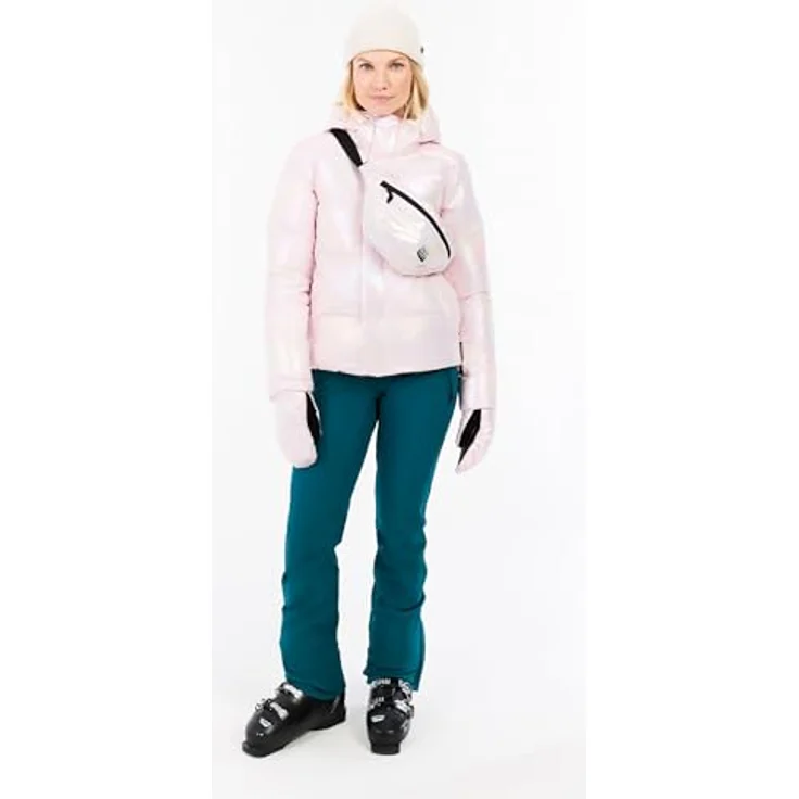 Protest Leola Schneejacke, 10.000 mm wasserabweisend, atmungsaktiv, rosa, Größe L für Damen – Bild 5