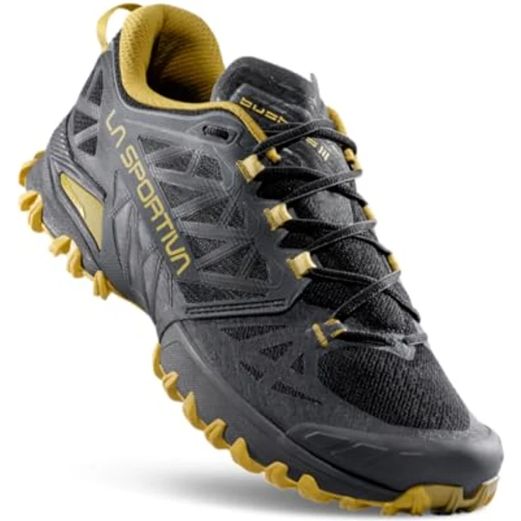 La Sportiva Bushido III, Herren Laufschuhe für Offroad-Gelände, Carbon/Bamboo, Größe 43 – Bild 7