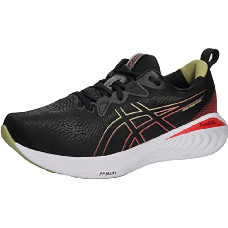 ASICS Performance GT-2000 12 LADY, Damen Laufschuhe mit FF BLAST PLUS-Dämpfung und PureGEL-Technologie, Schwarz, Größe 37