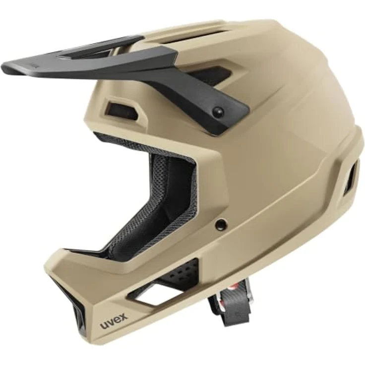 Uvex Sports ravage, Velohelm 56-59 cm mit Hartschalenkonstruktion, integrierter Sonnenblende und Fliegengitter, desert-black matt – Bild 1