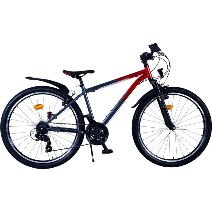 Volare XC Race Kinderfahrrad - 26 Zoll, 21 Gang, Rot/Grau, für Jungen 9-12 Jahre, Rahmenhöhe 41 cm, Gewicht 17.800 kg
