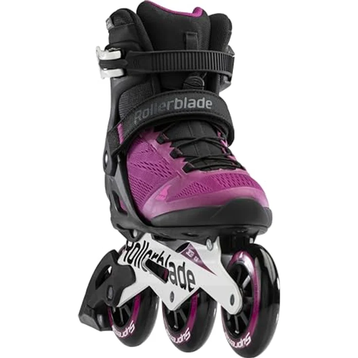 Rollerblade Macroblade 100 3WD W, Damen Inline-Skates mit hoher Schaftstabilität, 100 mm Rollen, violett/schwarz – Bild 4